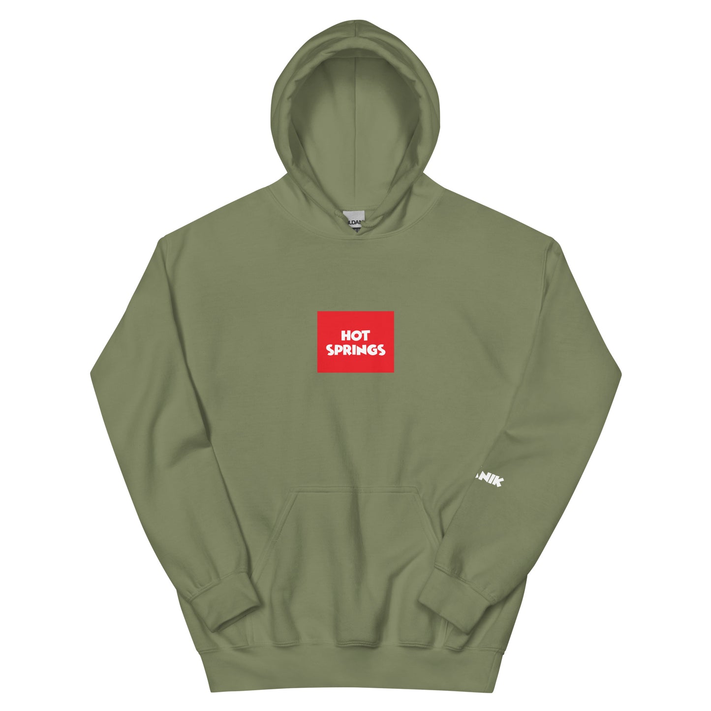 National Park Hoodies / Hot Springs / Hoodie / Red Box