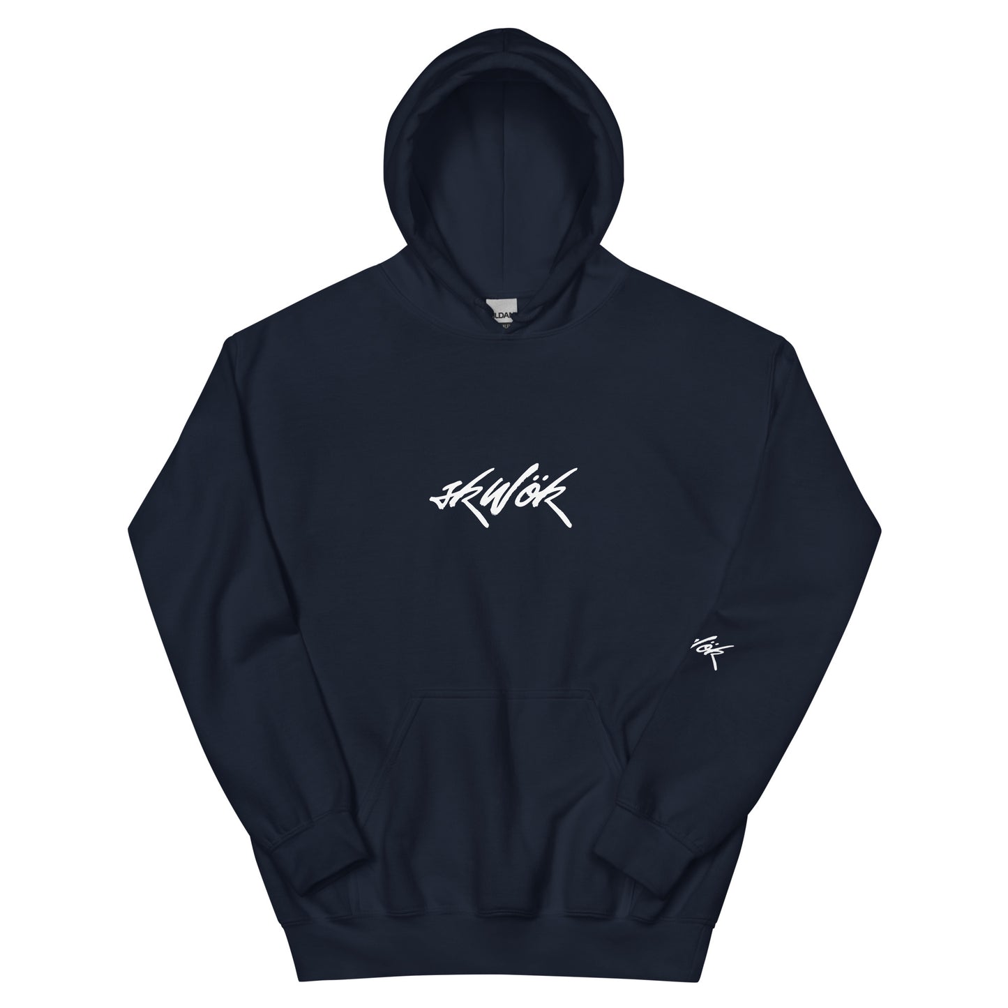 Skwok Brand (04) / Hoodie / Tag Logo / Front - Back