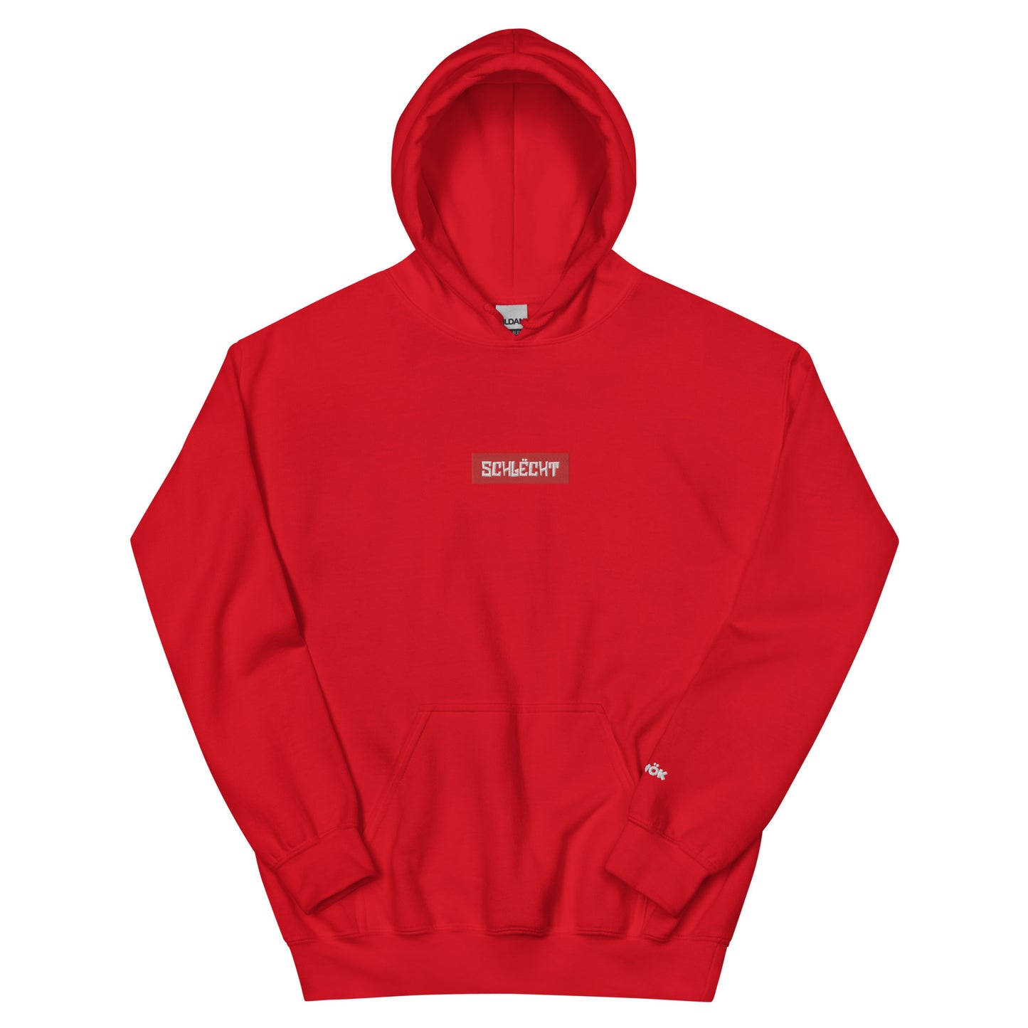 Schlecht Brand / #04 / Hoodie / Red Box Logo