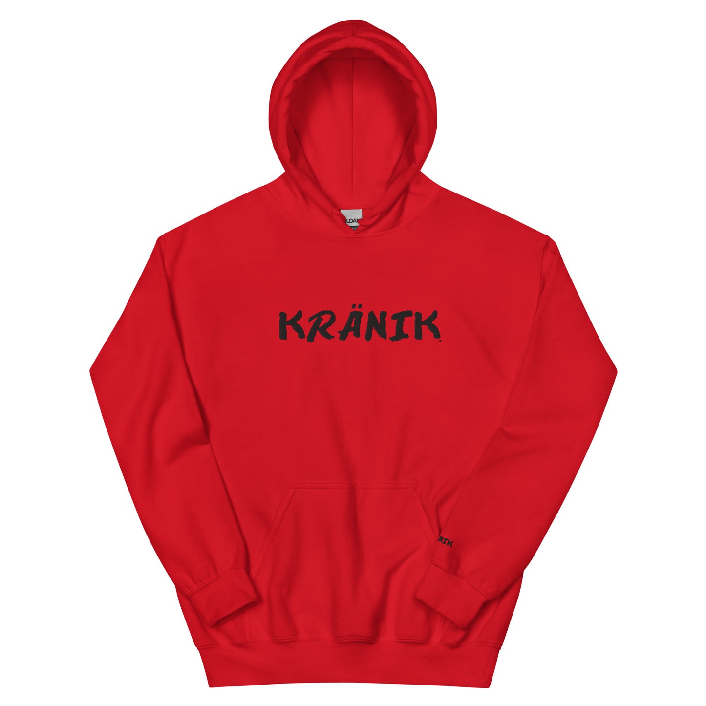 Kranik Brand / 8oz Gildan Hoodie / Embroidered / OG Dare Logo / Black