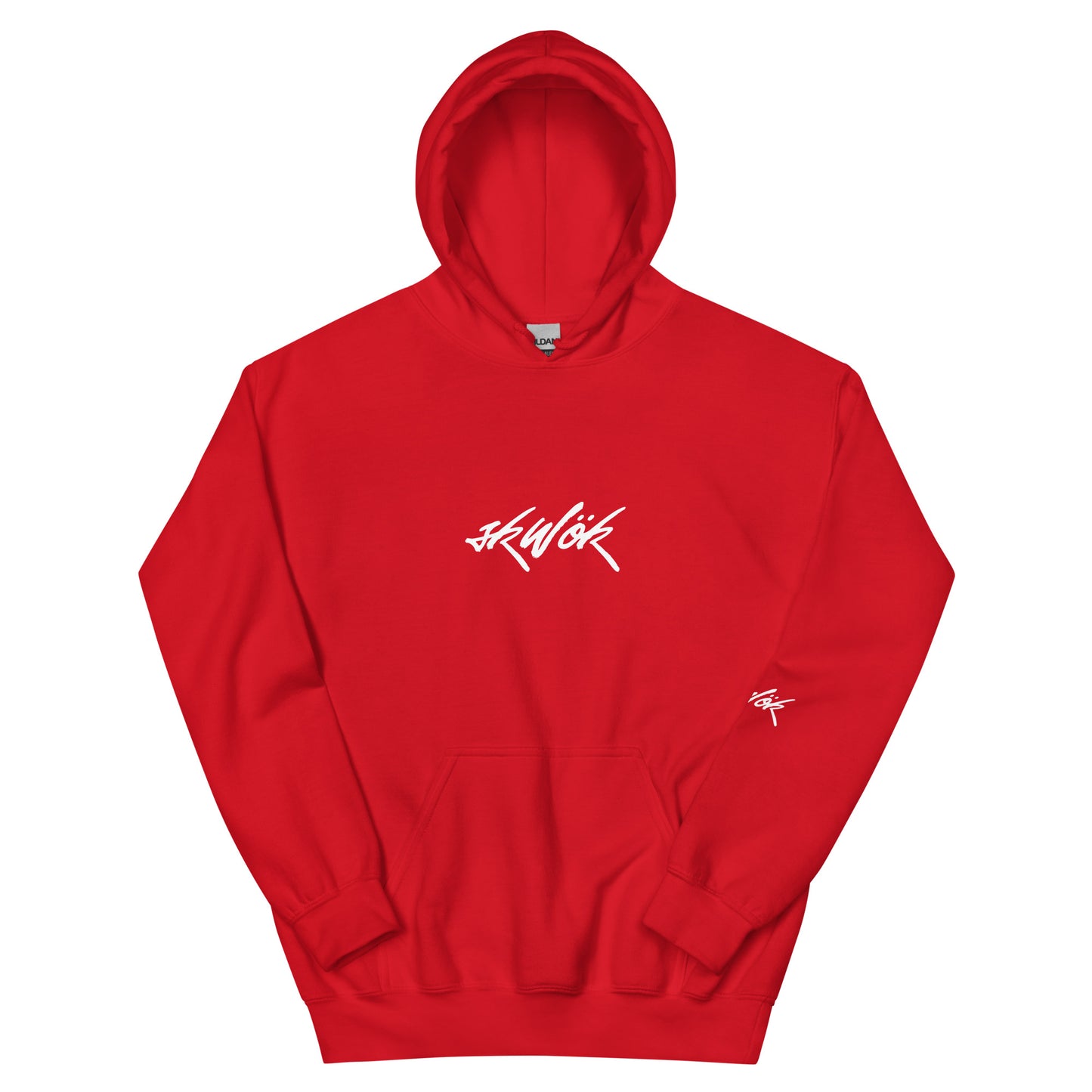 Skwok Brand (04) / Hoodie / Tag Logo / Front - Back