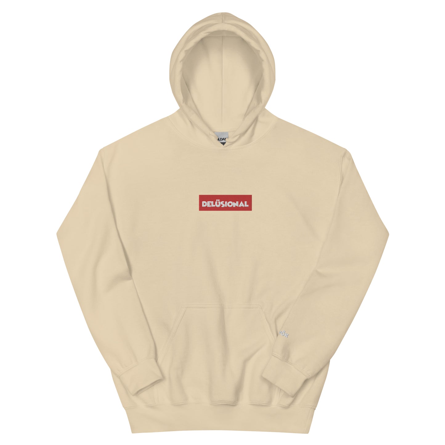 Delusional Brand / #04 / Hoodie / Red Box Logo