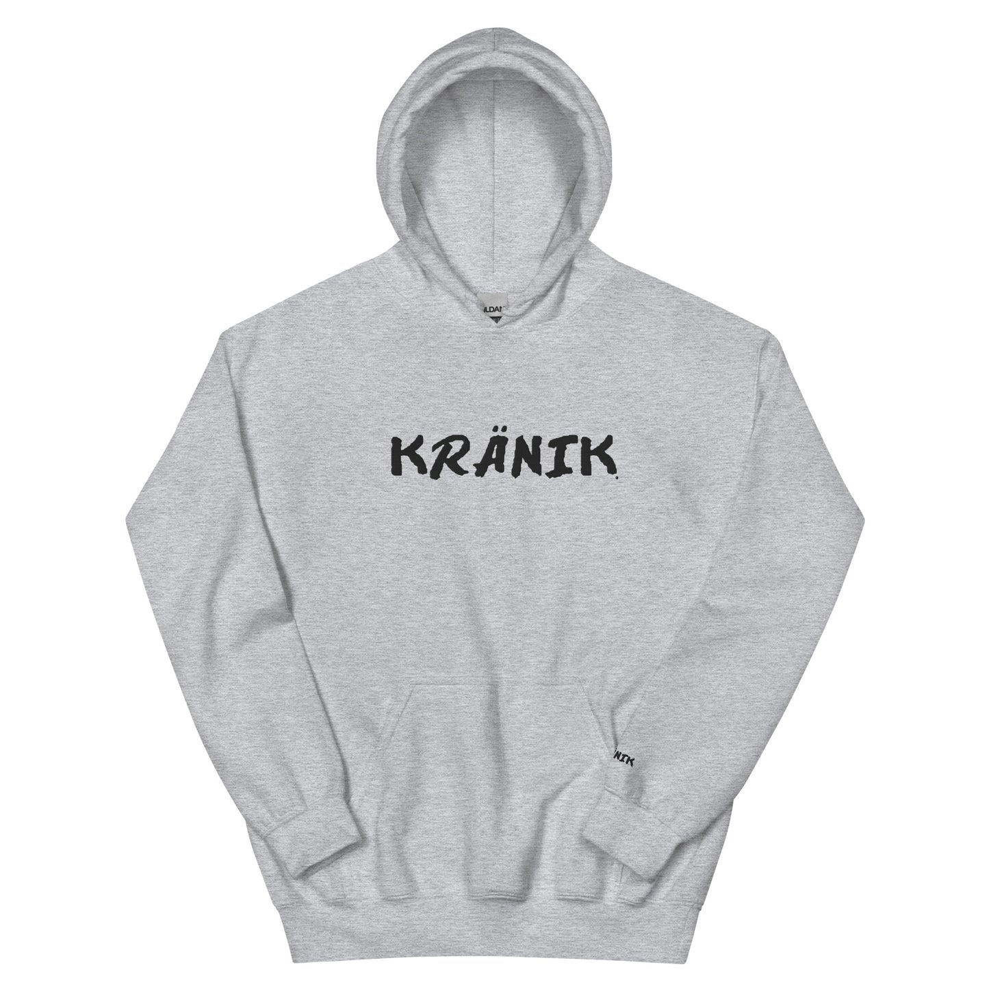 Kranik Brand / 8oz Gildan Hoodie / Embroidered / OG Dare Logo / Black