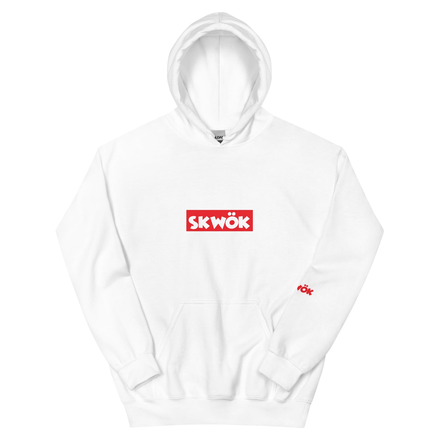 Skwok Brand (03) / Hoodie / OG Box Logo / Embroidered