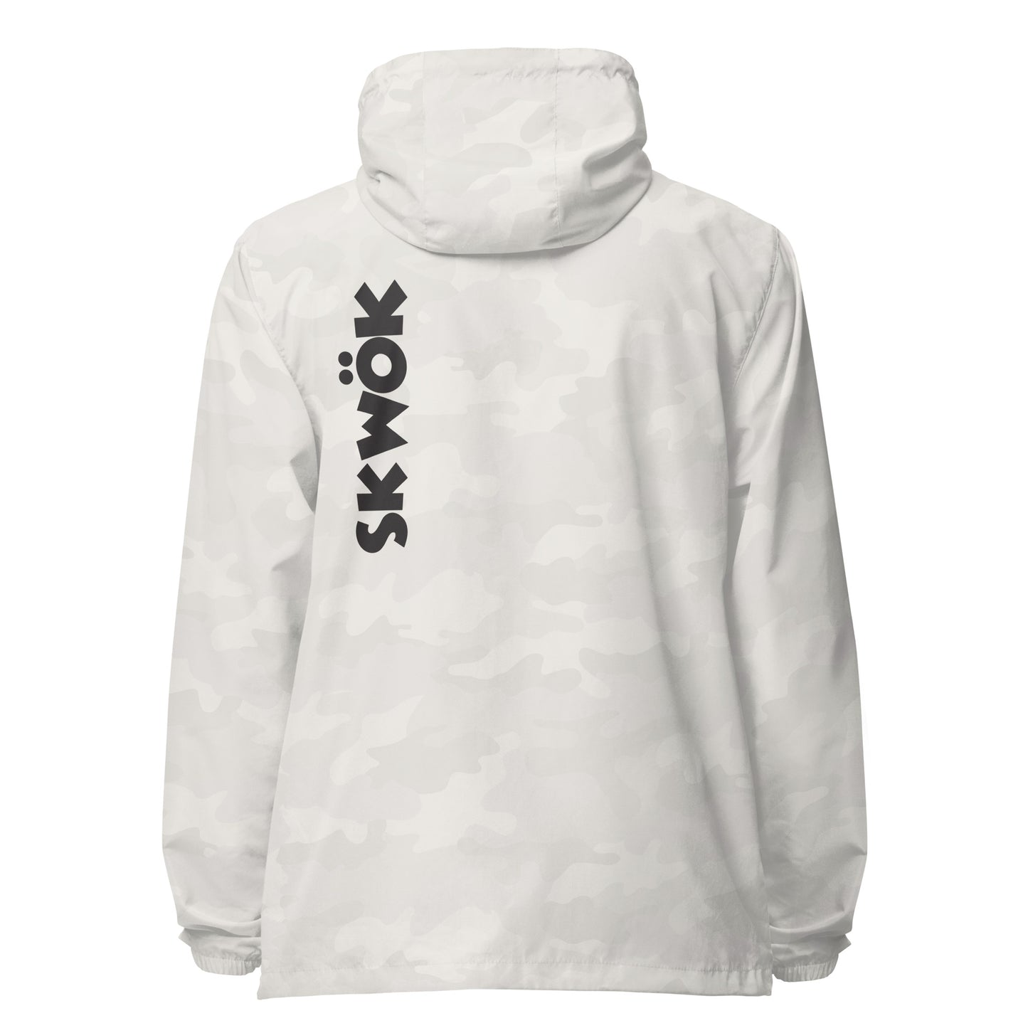 Skwok Windbreaker -  Black Logo Front & Back