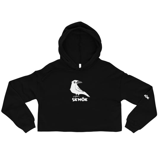 Skwok Brand / Crop / Hoodie / Raven