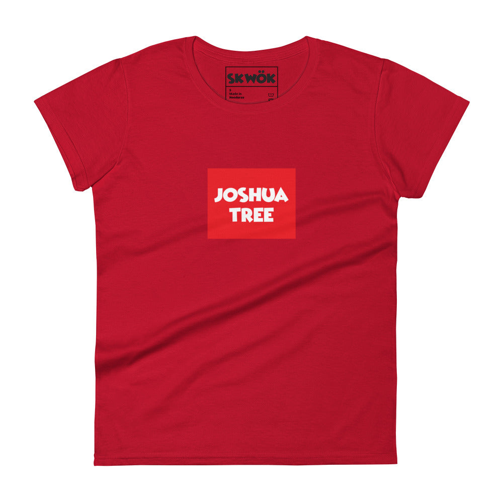 National Park Hoodies / Joshua Tree / T-shirt / Womens / Red Box