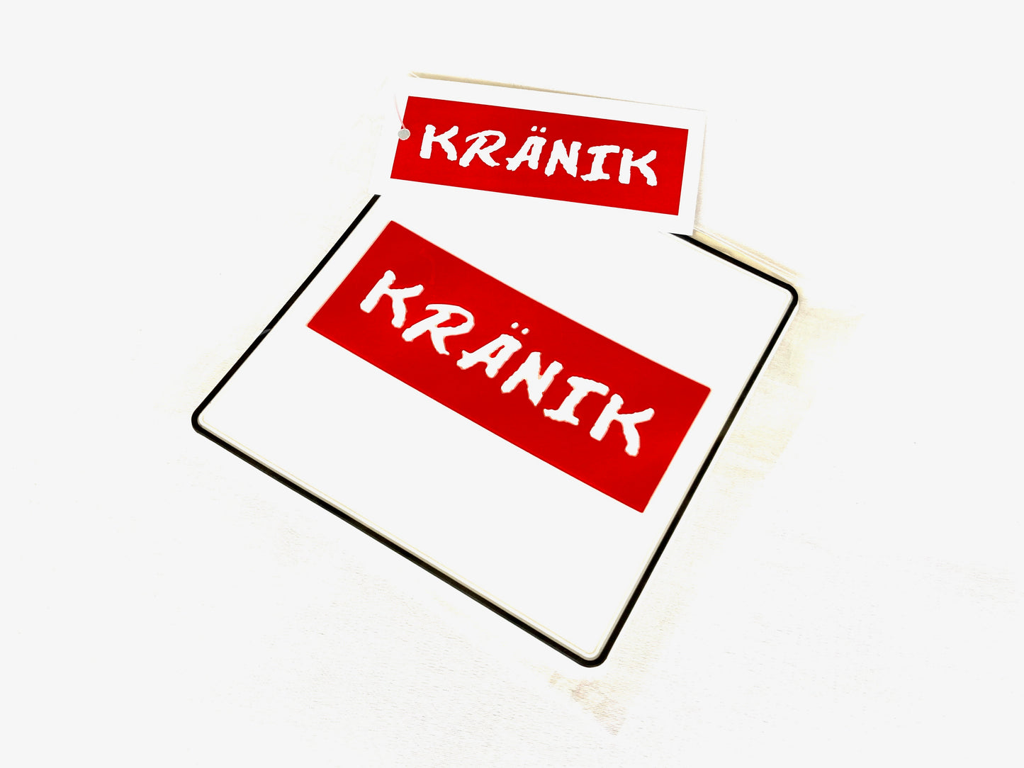 Kranik Coasters - 2pk - OG White/Red/Black