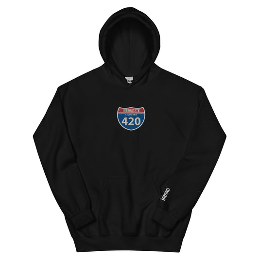 Kranik Brand Hoodie / 420 Collection / Embroidered / Interstate 420