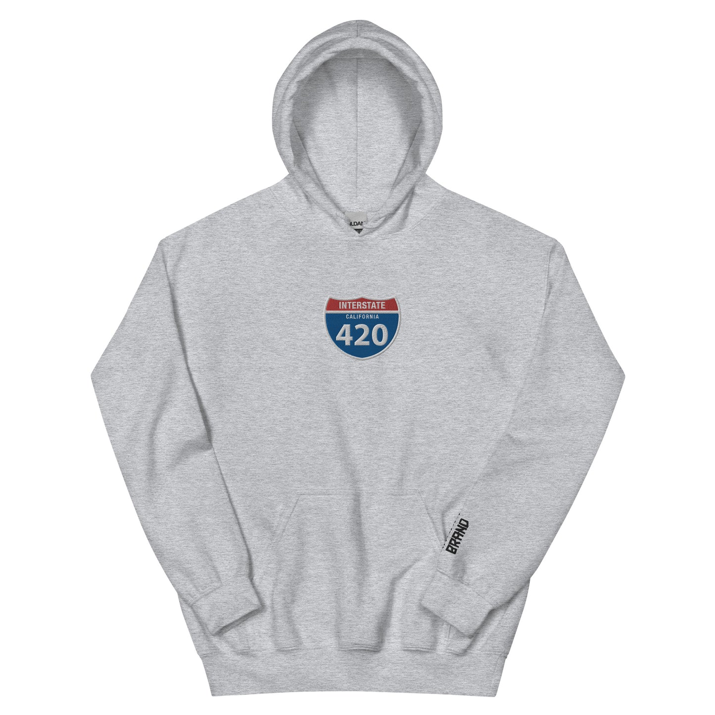 Kranik Brand Hoodie / 420 Collection / Embroidered / Interstate 420